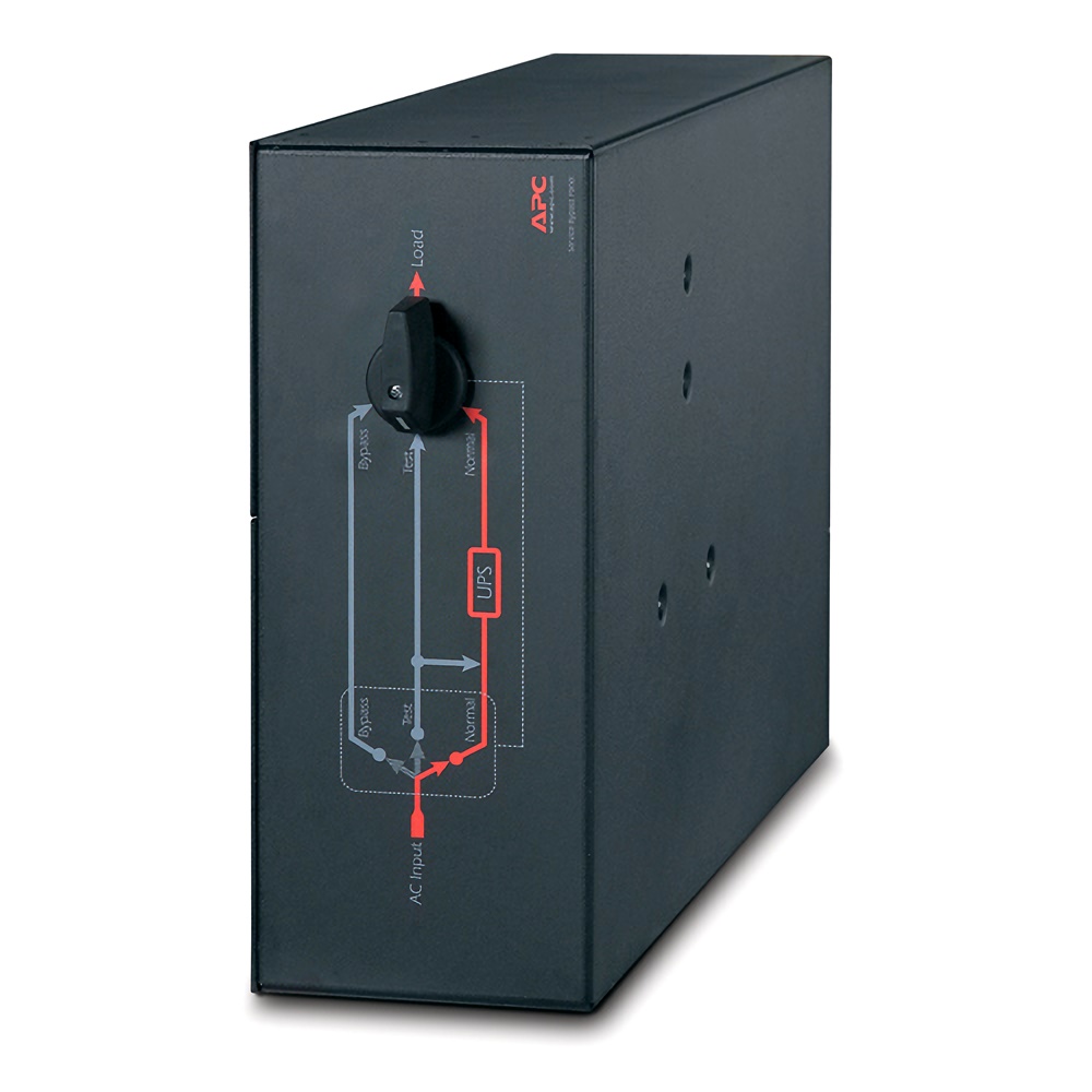 Pannello bypass manutenzione APC 230 V 100 A 10 kVA 4U con 8 prese C13 e 2 C19 per rack data center