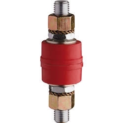 Isolatore passante IPN300 in resina poliammide con fibre vetro e tirante acciaio zincato per raccordo elettrico apparecchiature interne ed esterne