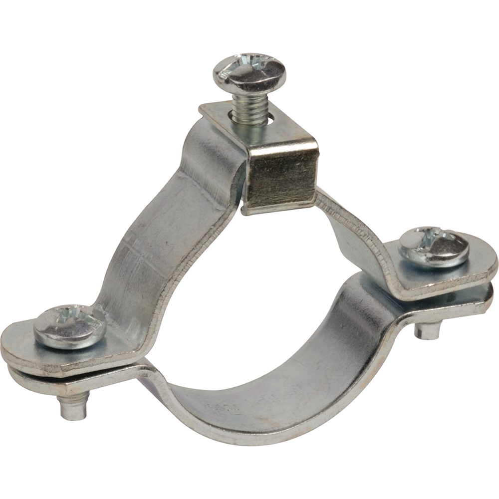 Collare fissaggio messa a terra tubi acciaio zincato PVC resistente corrosione