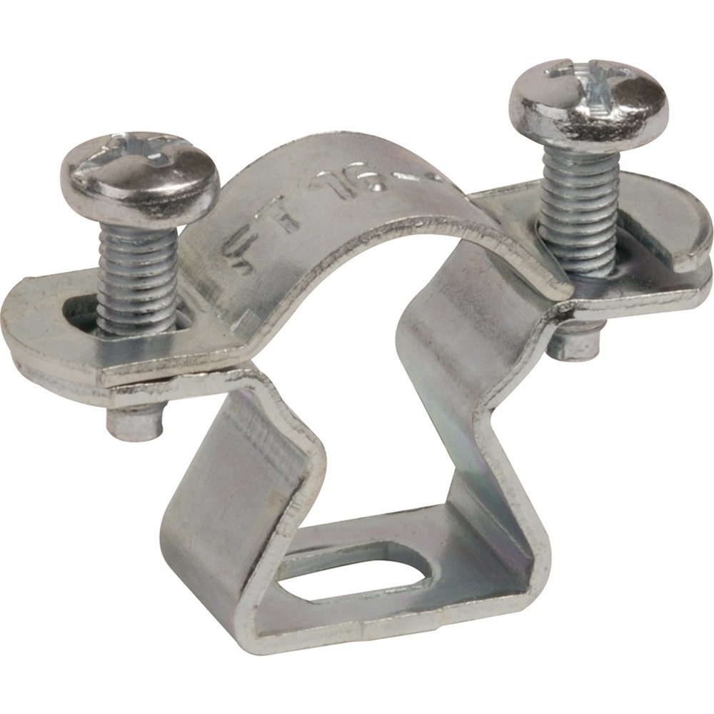 Collare fissatubo FT 16-18 acciaio zincato resistente corrosione per tubi zincati e PVC