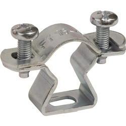 Collare fissatubo FT 16-18 acciaio zincato resistente corrosione per tubi zincati e PVC