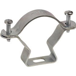 Collare fissatubo acciaio zincato 55-63 mm per tubazioni elettriche resistente anticorrosione