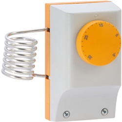 Termostato ambiente meccanico IP54 con sensore a spirale per ambienti sporchi e polverosi