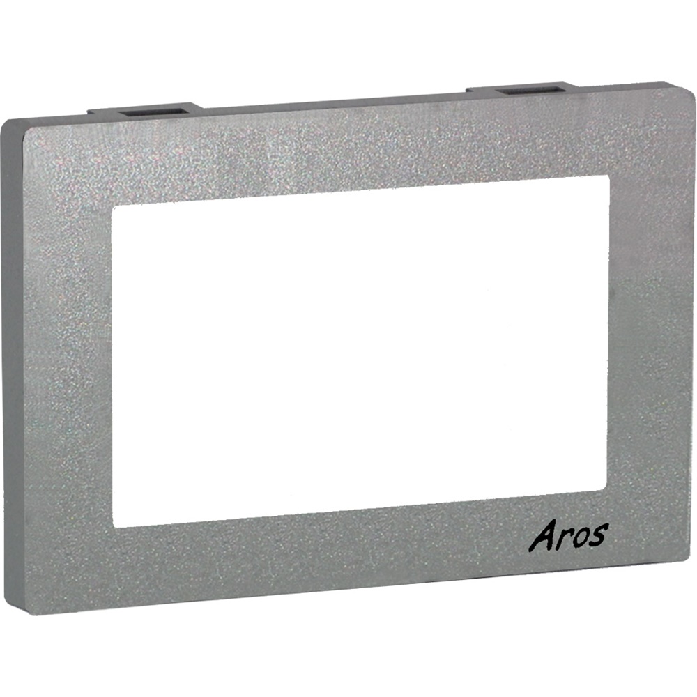 Frontalino verniciato argento tecnico per Aros 230, accessorio estetico per protezione e rifinitura