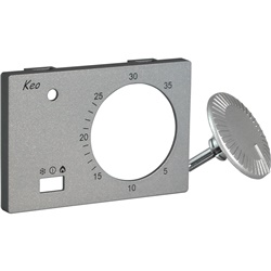 Frontale manopola verniciato argento tecnico per Keo-A dispositivo