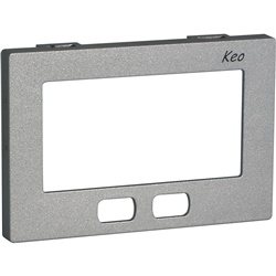 Frontalino argento verniciato Tech per Keo-A LCD controllo automazione elettrica