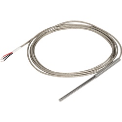 PT1000 sonda temperatura cavo silicone 3 fili rilevazione -40+200°C