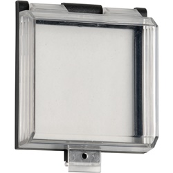 Coperchio protezione piombabile per strumenti 72x72 mm materiale isolante