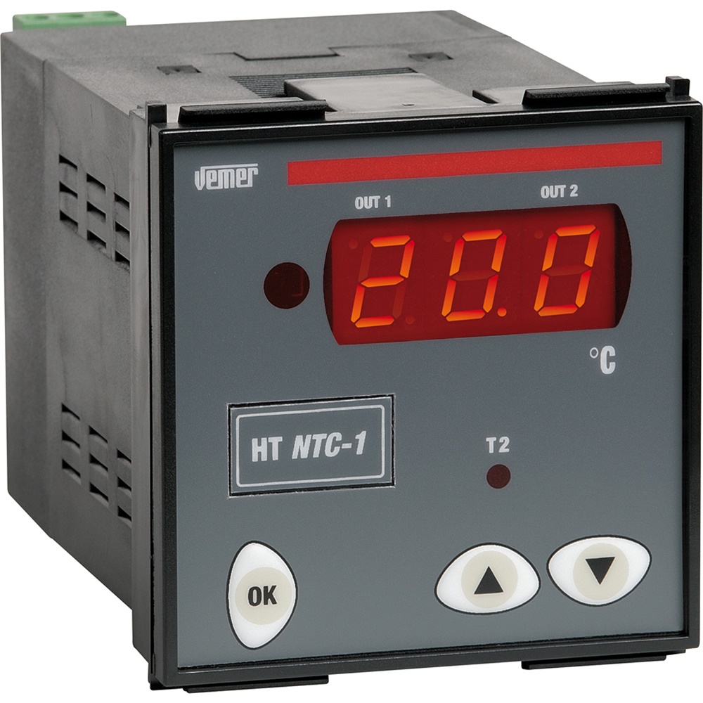 Termoregolatore digitale pannello NTC 24/230 VAC per banchi frigo e celle frigorifere