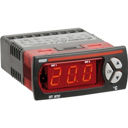 Termoregolatore digitale pannello compatto HT NTC-2P3D 12/24V AC/DC per banchi frigo e celle frigorifere