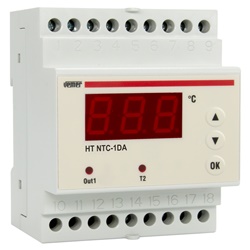 Termoregolatore digitale NTC 24/230V per banchi frigo, celle frigorifere, controllo temperatura ambiente