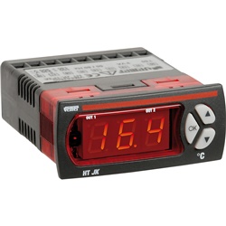 Termoregolatore digitale da pannello HT JK-1P3A 230 VAC per controllo temperatura forni e bruciatori