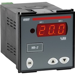 Regolatore umidità digitale HR-2P7A 24/230 VAC con ingresso sonda e display LED rosso