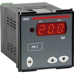 Regolatore pressione digitale PR-1P7A 24-230 VAC con ingresso sonda e display LED rosso per pannello