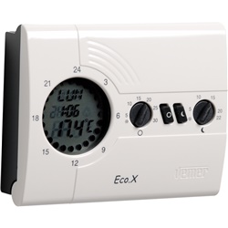 Cronotermostato da parete ECO.X-D programmazione giornaliera batterie uso domestico