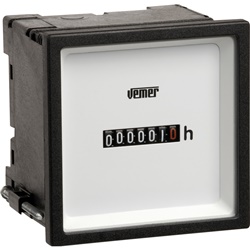 Contaore HM72-1080 72x72 mm installazione pannello alimentazione corrente continua