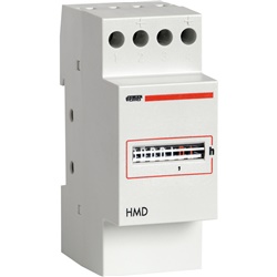 Contaore elettrico 2 moduli montaggio DIN 24 VAC corrente alternata