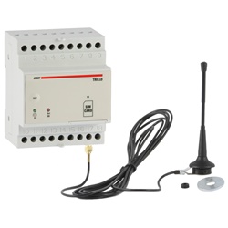 Trillo attuatore GSM 4DIN relè controllo remoto dispositivi elettrici apricancello illuminazione riscaldamento irrigazione