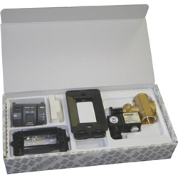Set sicurezza metano incasso con elettrovalvola 1/2 normalmente aperta 230V per uso civile