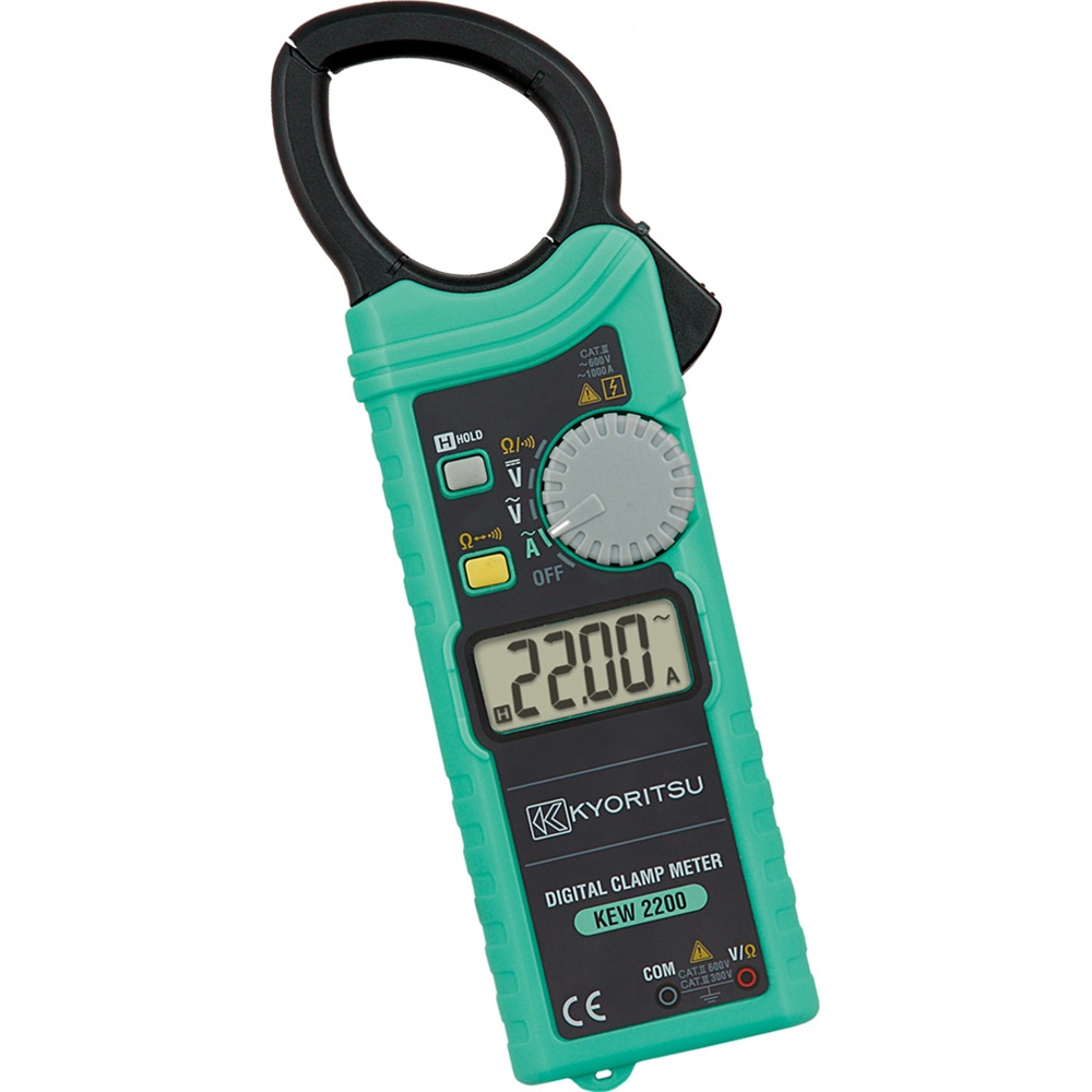 Pinza amperometrica digitale ultrasottile 1000A AC compatta per misure elettriche