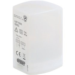 Interruttore crepuscolare VEREG 230VAC regolabile per controllo luminosità ambiente parete