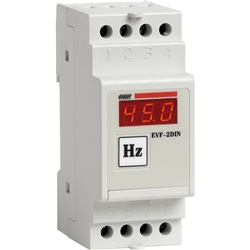 Frequenzimetro digitale barra DIN 20-100 Hz 230 VAC controllo frequenza industriale