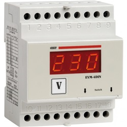 EVM-4DIN VOLT/AMP. 600V-X/5AAC 115/