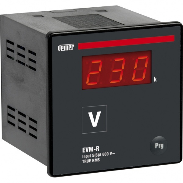 Dispositivo elettronico multifunzione voltmetro/amperometro TRMS da pannello