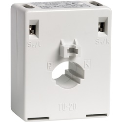 Trasformatore amperometrico TU-20 60/5A barra passante fissaggio pannello DIN per corrente alternata