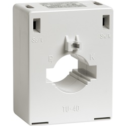 Trasformatore amperometrico TU-40 250/5A barra passante fissaggio pannello DIN corrente alternata