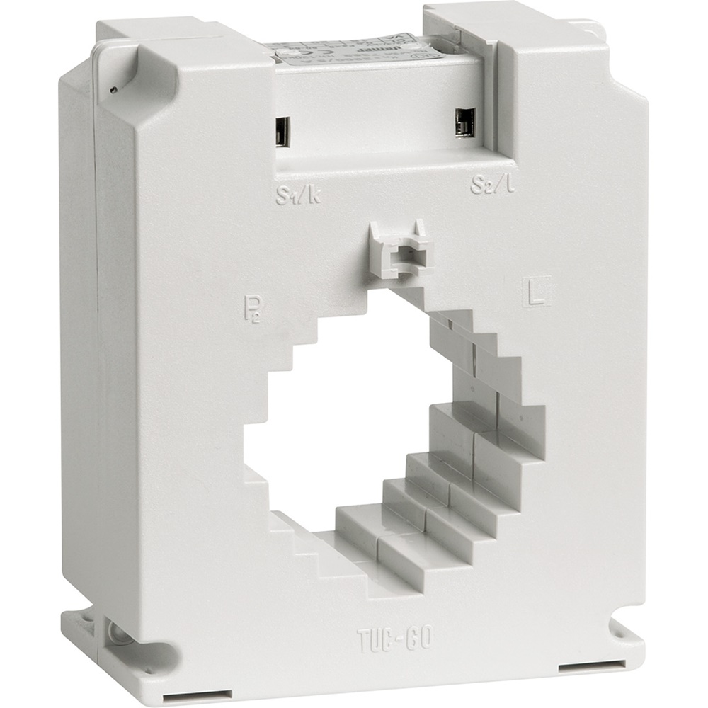 Trasformatore amperometrico TUC-60 1000/5A barra passante fissaggio pannello DIN per corrente alternata