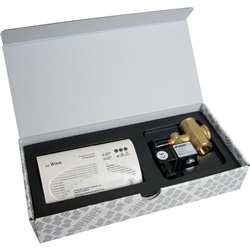 Set sicurezza GPL parete rivelatore gas elettrovalvola 1/2 NA 230V