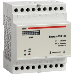 Contatore energia monofase barra DIN con inserzione tramite trasformatore amperometrico per sistemi residenziali e commerciali