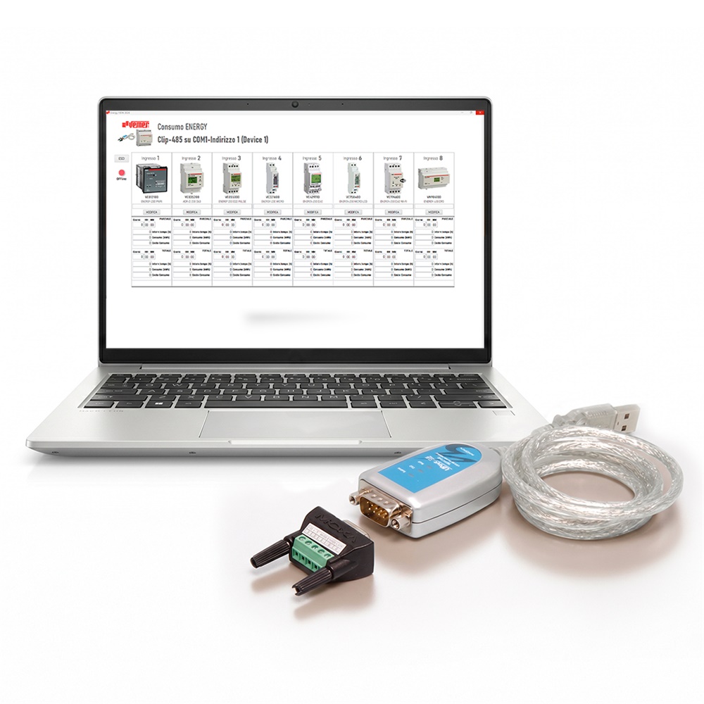 Software ENERGY-VIEW V2.1 monitoraggio consumi energetici analisi dati per aziende