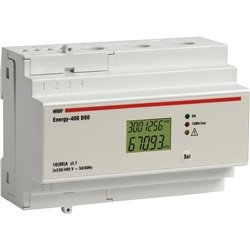 Contatore energia trifase ENERGY400 D90A montaggio barra DIN uscita impulsi uso industriale e civile