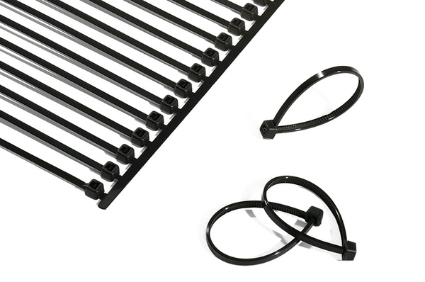 Fascetta legatura 100x2,5 mm nero AT2000 tensionamento costante per cavi automotive industriale packaging