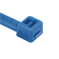 Fascetta legatura cavi 150x3.5 mm plastica blu T30R alta tenuta riciclabile
