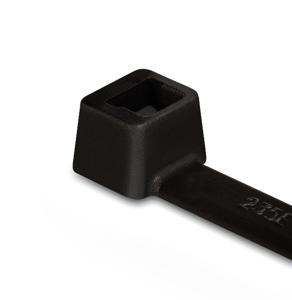 Fascetta legatura 200x2,5 mm nera dentatura interna serie T18L fissaggio cavi tubi flessibili