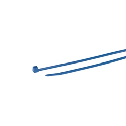Fascetta legatura cavi 200x4,6 mm blu serie T50R plastica alta qualità riciclabile