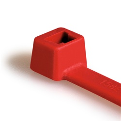 Fascetta legatura cavi 390x4.6 mm rosso serie T50L plastica alta qualità riciclabile