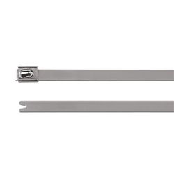 Fascetta in acciaio inox 362x7,9 mm MBT14H resistente corrosione e alte temperature per industria chimica e cantieristica navale