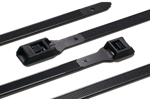 Fascetta per tubi 535x9 mm nero alta resistenza uso elettrico spazi ristretti