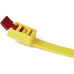 Fascetta riutilizzabile SpeedyTie 752x13 mm giallo carico 90 kg uso elettrico ventilazione giardinaggio edilizia