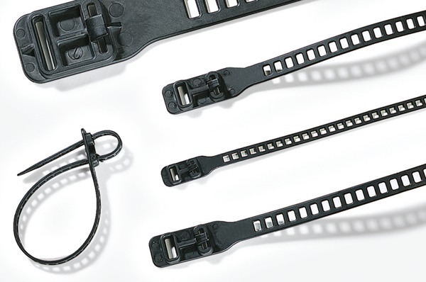 Fascetta flessibile TPU 260x11 mm riutilizzabile per cavi e impianti vibrazioni