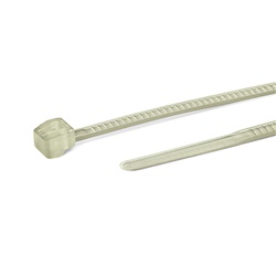 Fascetta dentatura esterna 100x2.5 mm PA66V0 autoestinguente per automotive aerospace ferroviario