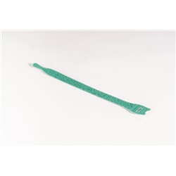 Fascetta Velcro 200x12.5 mm verde riutilizzabile per cablaggi fibra ottica e telefonici