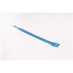 Fascetta VELCRO 200x12,5 mm blu riutilizzabile per cablaggi fibra ottica e telefonici
