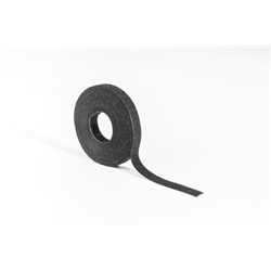 Nastro Velcro 5000x12,5 mm nero riutilizzabile 5 m per cablaggio fibra ottica e telefonico