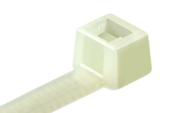 Fascetta legatura cavi PA66 198x3.5 mm naturale dentatura interna uso elettrico e industriale