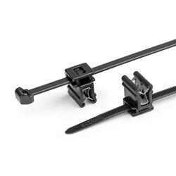 Fascetta fissaggio bordo lamiera 1-3 mm preassemblata con EdgeClip per cablaggio automotive e quadristica